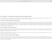 Tablet Screenshot of classphotographyinc.com
